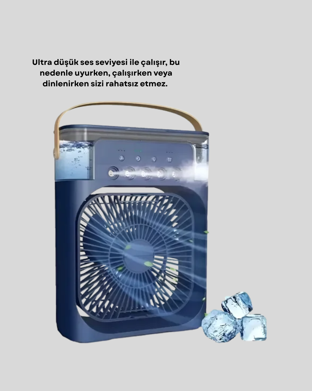 Turbo Teknolojili Ayarlanabilir Sessiz Masa ve Ofis Fanı - Görsel 2