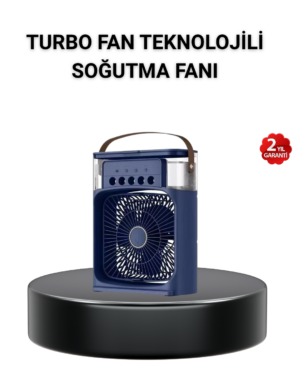 Turbo Fan Teknolojili Sessiz ve Güçlü Soğutma Masası Vantilatör