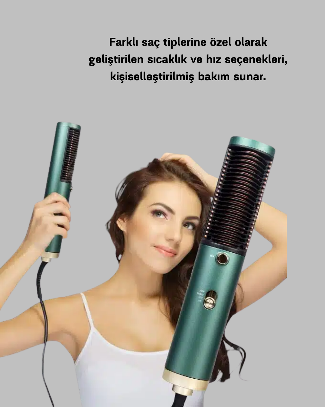 İyon Teknolojili Profesyonel Saç Kurutma ve Şekillendirme Makinesi 360° Dönebilen - Görsel 3