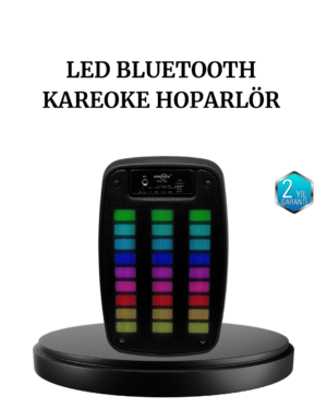 GTS 1793 Kablosuz Bluetooth Hoparlör 6.5 İnç Işıklı ve Güçlü Bass