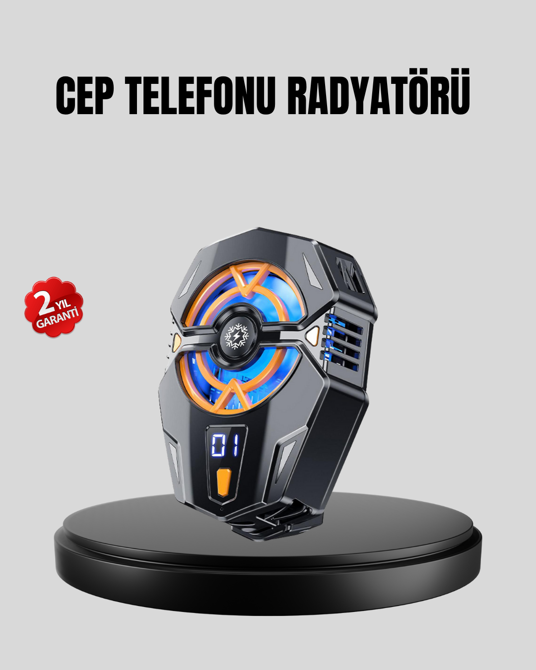 Cep Telefonu Radyatörü Yarı İletken Hızlı Soğutma ve Dijital Ekran Kontrollü