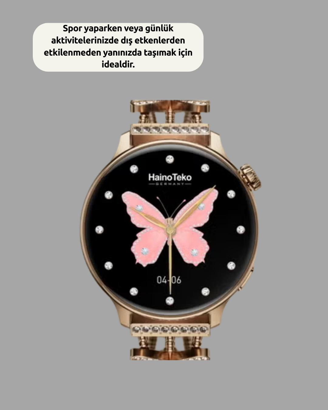 Akıllı Saat – Kalp Atış Takipli Spor Modlu Uzun Pil Ömürlü - Görsel 3