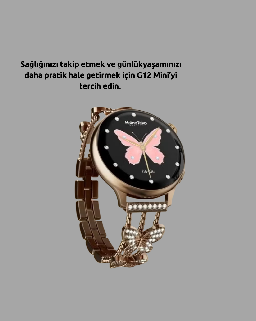 Akıllı Saat – Kalp Atış Takipli Spor Modlu Uzun Pil Ömürlü - Görsel 5