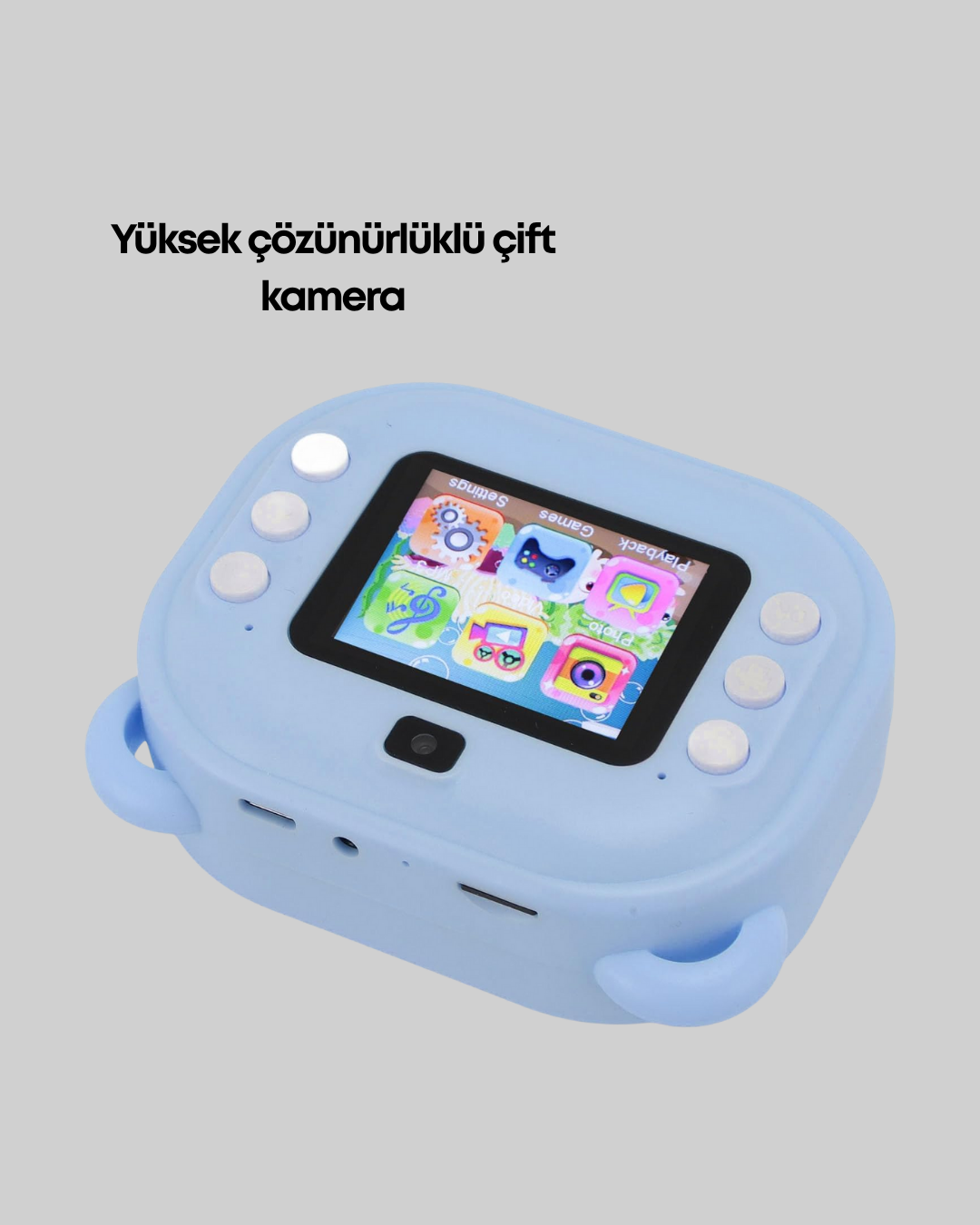 Çocuk Şipşak Kamera – 24MP HD Çift Lensli Termal Baskı Teknolojili - Görsel 4