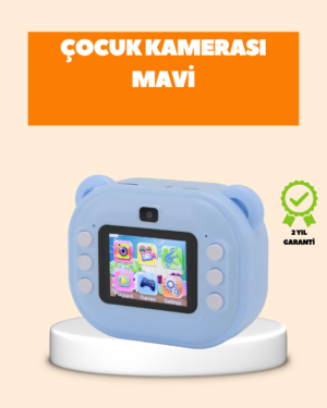 Termal Baskı Teknolojili Anında Fotoğraf Kamerası – 24MP Çift Lens 32GB Hafıza