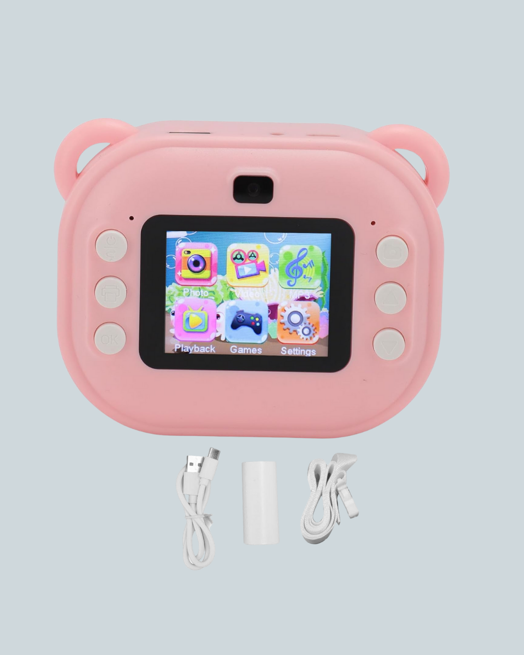 Anında Baskı Özellikli Çocuk Kamerası – 24MP HD Çift Lens 32GB Hafıza ve Oyun Modu - Görsel 5