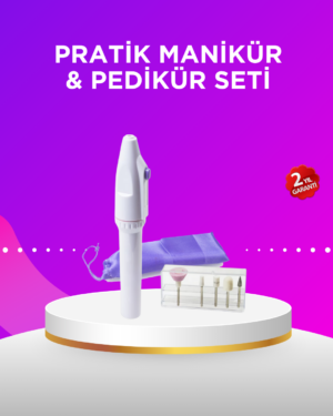 Elektrikli Manikür ve Pedikür Matkap Seti – Ayarlanabilir Hız Ergonomik ve Sessiz