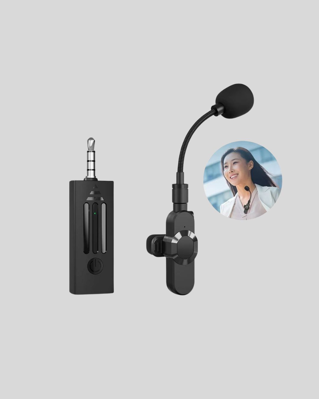 2.4 GHz Kablosuz Yaka Mikrofonu – 60 Metre Menzil Gürültü Azaltma Type-C Şarjlı - Görsel 5
