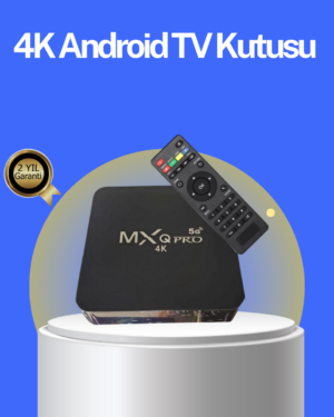 Akıllı Android TV Box – 4K Çözünürlük 2GB RAM 16GB Depolama Hızlı Wi-Fi