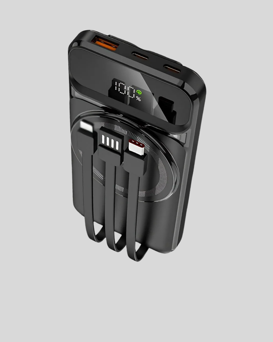 15W Kablosuz Şarj Özellikli 10000 mAh Powerbank – Type-C Hızlı Şarj - Görsel 4