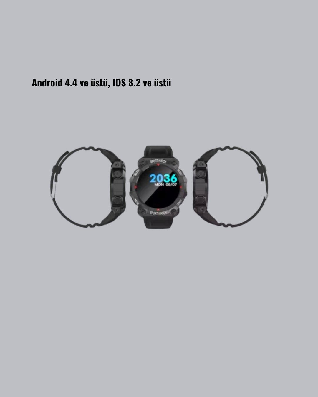 Akıllı Spor Saat – Nabız Ölçer Adım Sayar ve Kalori Takipli - Görsel 3