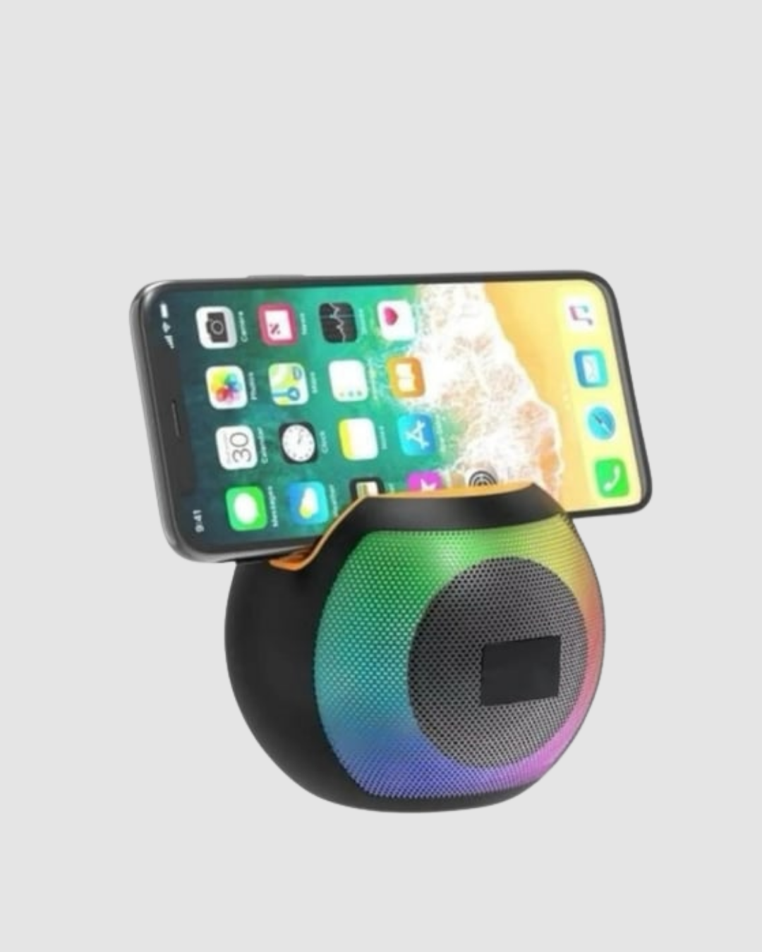 Bluetooth 5.0 Hoparlör – RGB Işıklı Güçlü Bas ve 360° Surround Ses - Görsel 3