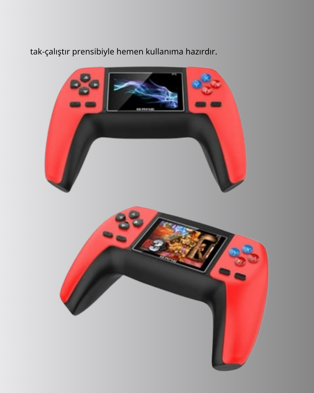 520 Oyunlu Retro Gamepad – Nostaljik Eğlenceyi Her Yere Taşı - Görsel 4