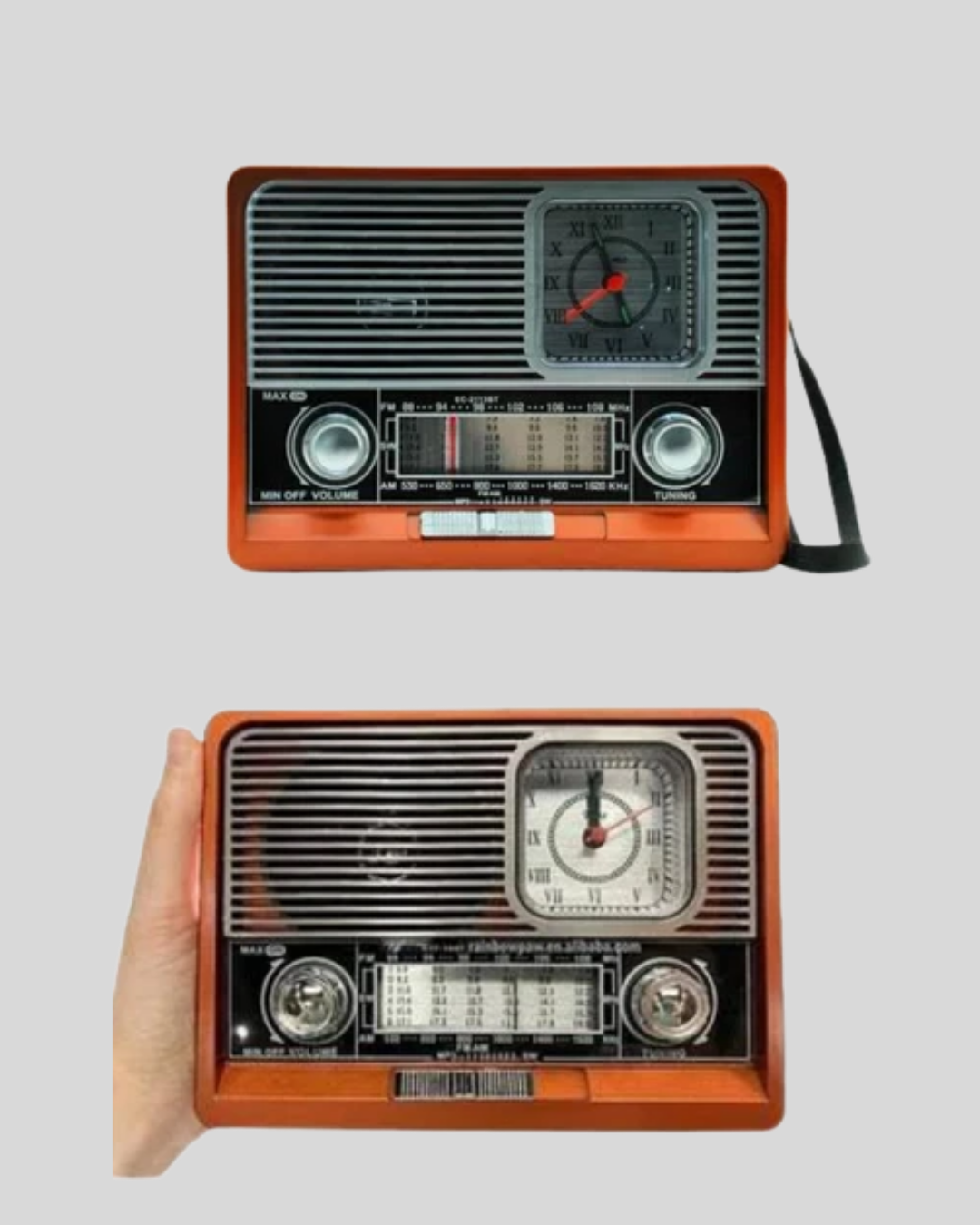 Dekoratif Vintage Radyo – Klasik Görünüm Modern Fonksiyon ve Uzun Ömürlü Kullanım - Görsel 5