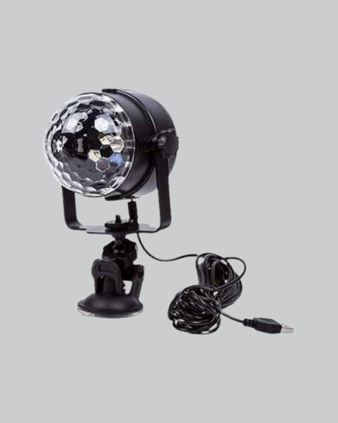 Ritme Duyarlı LED Disko Topu – Renkli Işık Gösterili Parti Lambası - Görsel 4