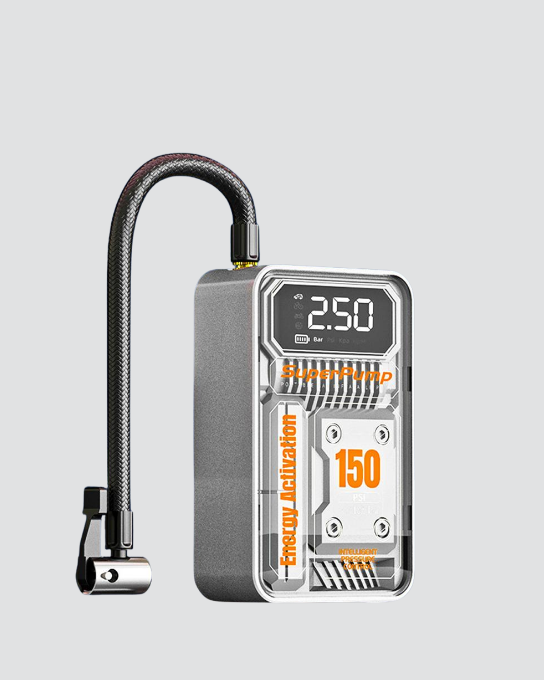 Taşınabilir Kablosuz Hava Pompası – 150 PSI Güçlü Basınç ve 6000mAh Şarjlı - Görsel 2