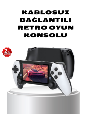 Taşınabilir Retro Oyun Konsolu – 4.3 İnç Ekran 64 GB Hafıza ve Klasik Oyun Arşivi