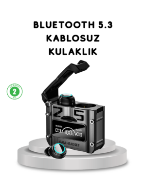 Kablosuz Bluetooth 5.3 Kulaklık – Aktif Gürültü Engelleme ve Gecikmesiz Oyun Modu