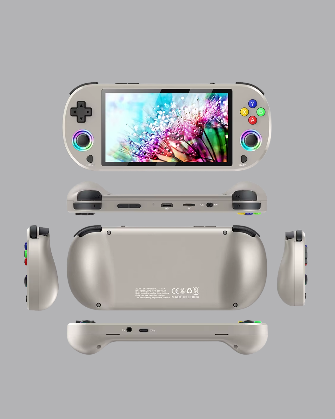 Taşınabilir Retro Oyun Konsolu – 5 İnç IPS Ekranlı 3000 mAh Şarjlı HD Destekli - Görsel 2