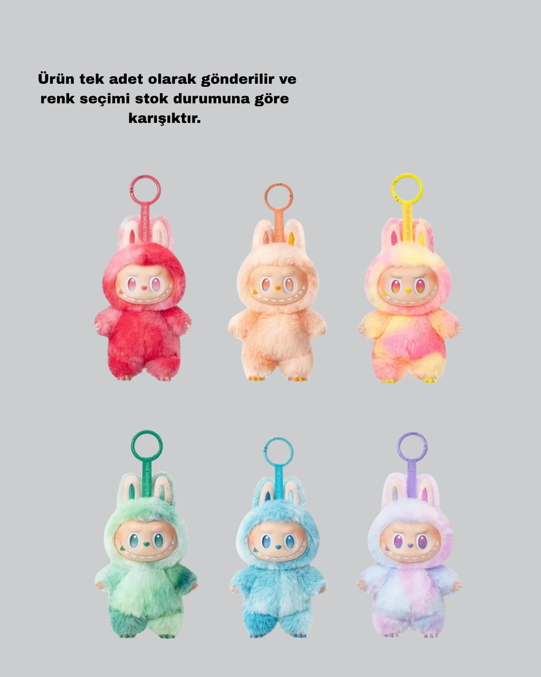 Labubu Peluş Oyuncak – Koleksiyonluk Yumuşak Dekoratif Figür 20 cm - Görsel 3