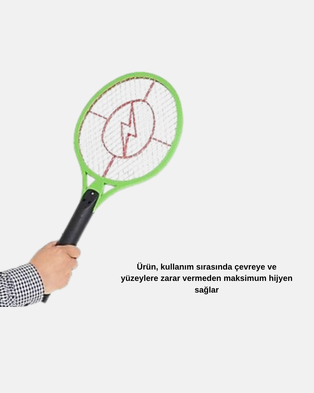 Pil ile Çalışan Elektronik Sinek Öldürücü – Çocuk ve Evcil Hayvan Dostu Tasarım - Görsel 4