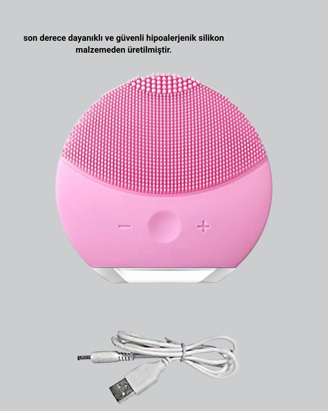 Cilt Dostu Silikon Yüz Masaj Aleti – Hafif Dayanıklı ve Su Geçirmez Tasarım - Görsel 3