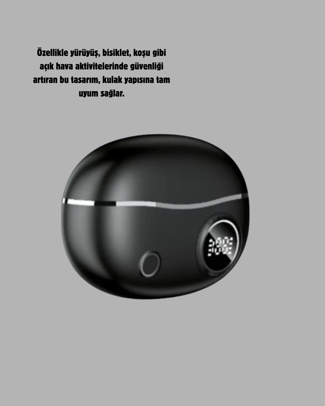 Kablosuz Açık Kulak Kulaklık Bluetooth 5.4 Type-C Hızlı Şarj 30 Saat - Görsel 5