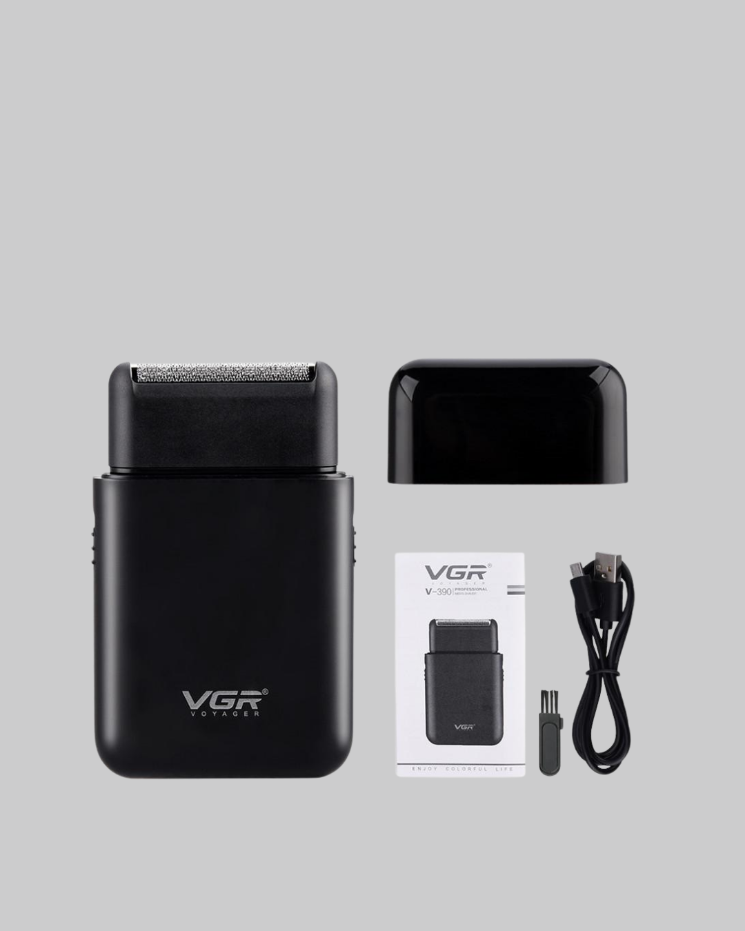 Elektrikli Tıraş Makinesi Çift Başlıklı Ultra İnce Tasarım - Görsel 3