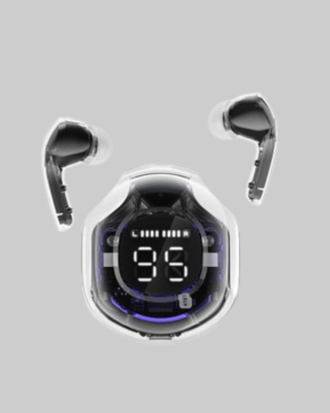 ENC Mikrofonlu Kablosuz Kulaklık Dokunmatik Kontrol ve LED Ekran Şarj Kutulu - Görsel 5