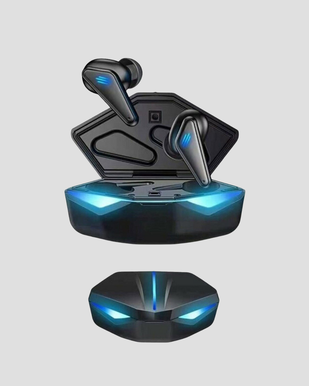 Tam Kablosuz Oyuncu Kulaklığı 5.0 Bluetooth LED Kontrollü - Görsel 4