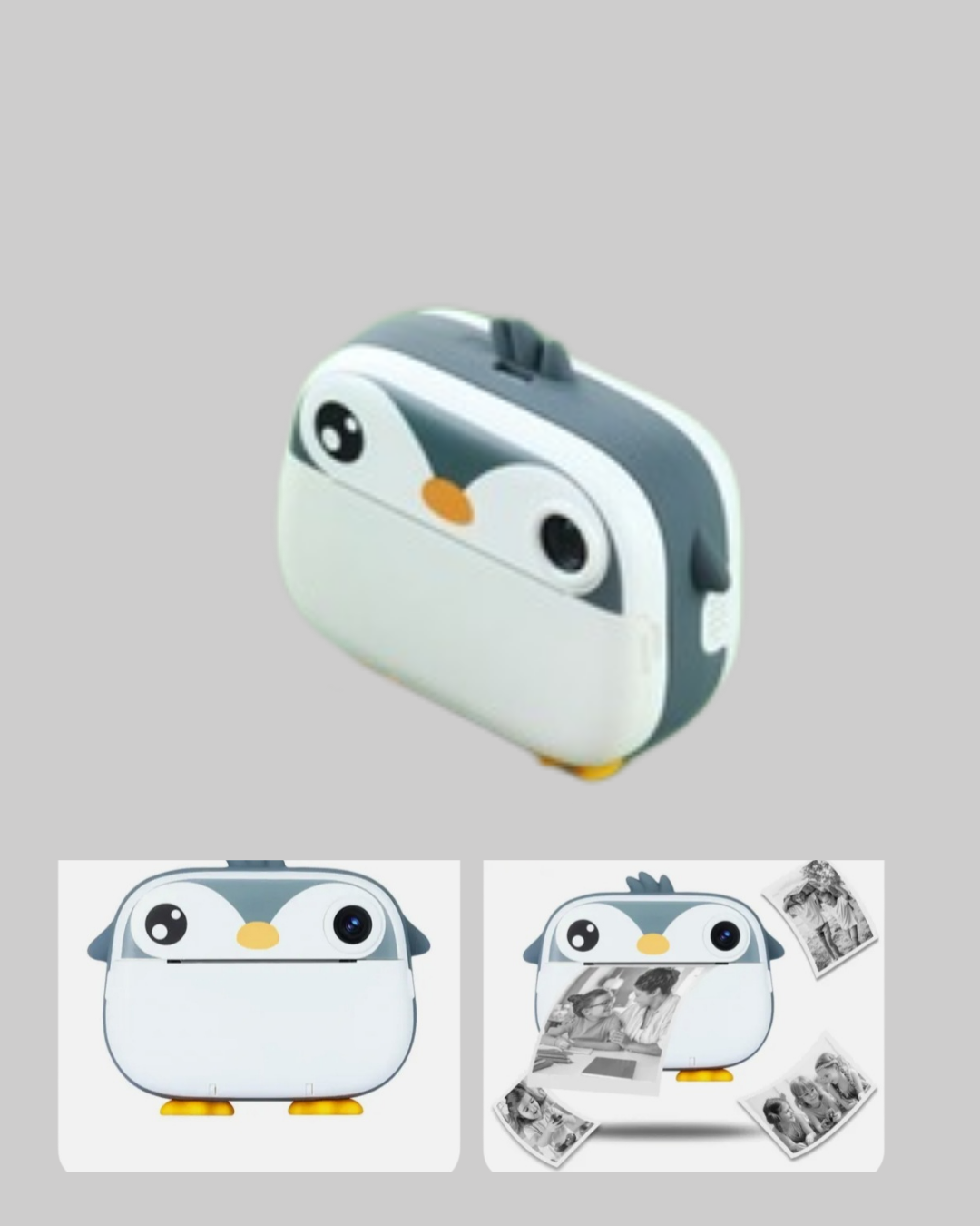 Termal Baskı Çocuk Kamerası HD Çekim USB Şarjlı Eğitici Oyuncak - Görsel 3