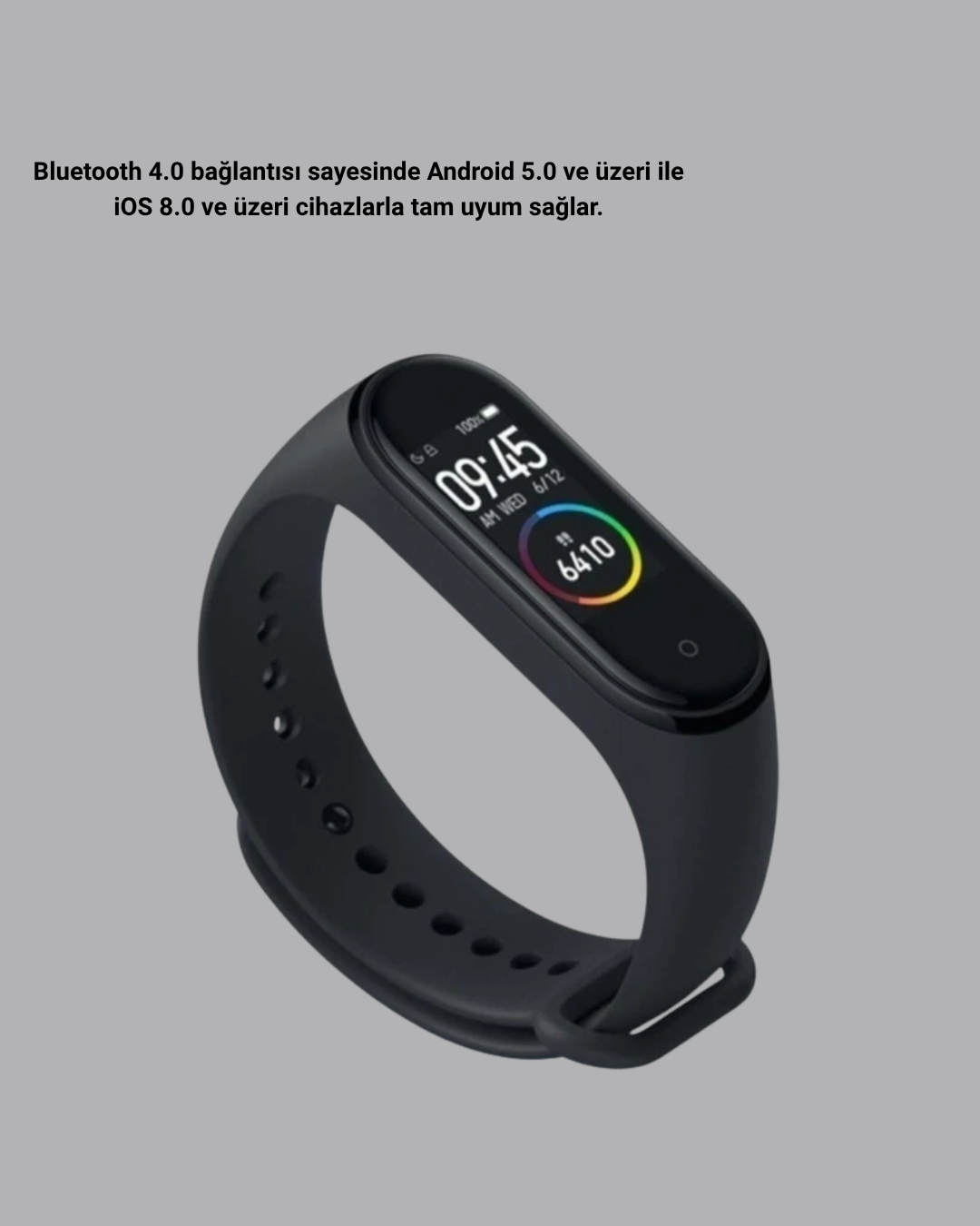 Akıllı Bileklik 0.96 İnç Ekran Kalp Atışlı Kan Basınçlı IP67 Suya Dayanıklı - Görsel 4
