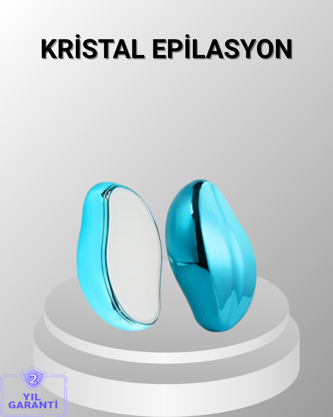 Kristal Epilatör Tüy Alma Aparatı Topuk ve Ölü Deri İçin Uygun