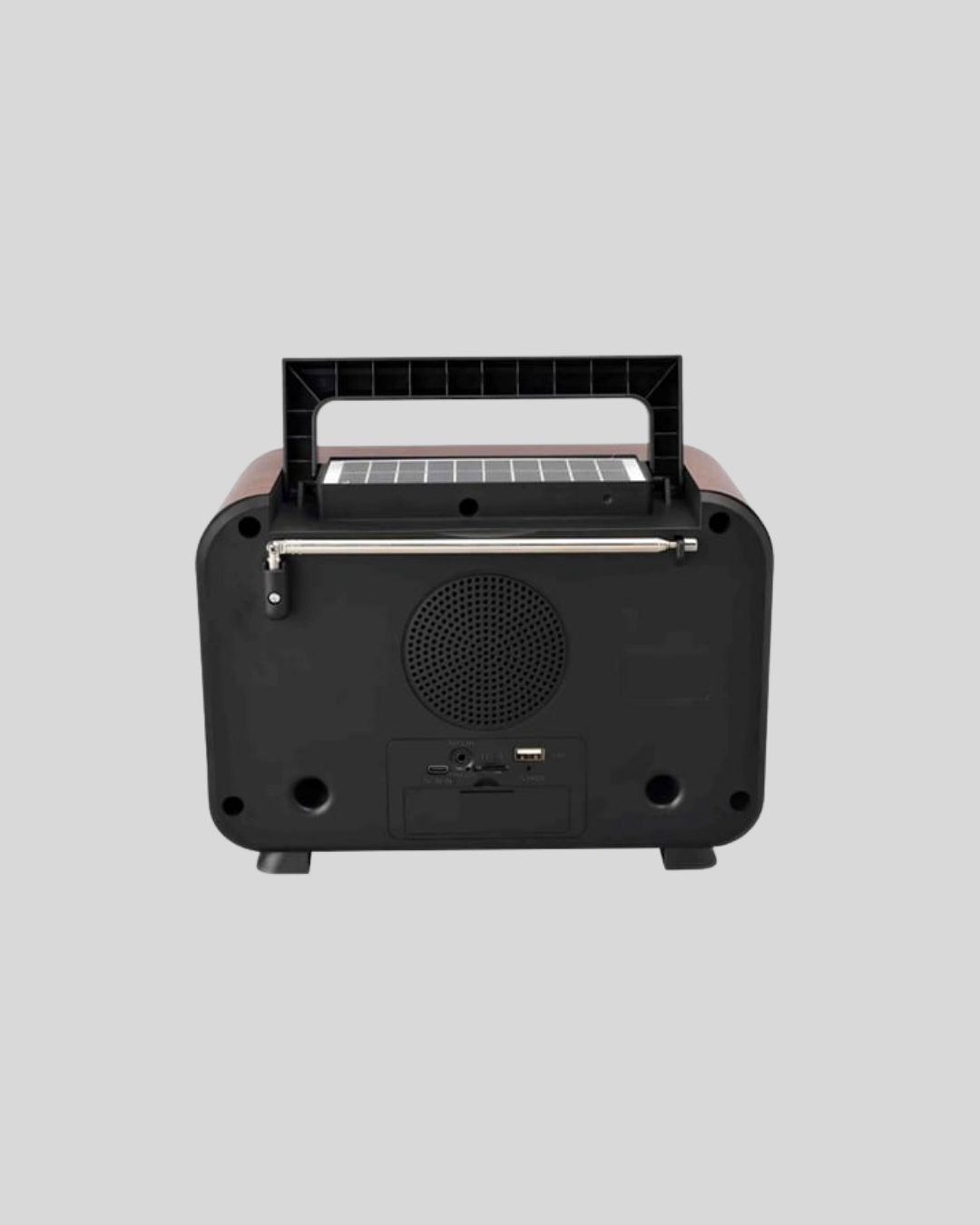 Alev Işığı Efektli Solar Bluetooth Hoparlör Radyo Destekli Taşınabilir Model - Görsel 4