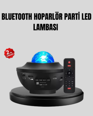 Yıldızlı Projektör Galaxy Efektli Ayarlanabilir Renkli Atmosfer Lambası