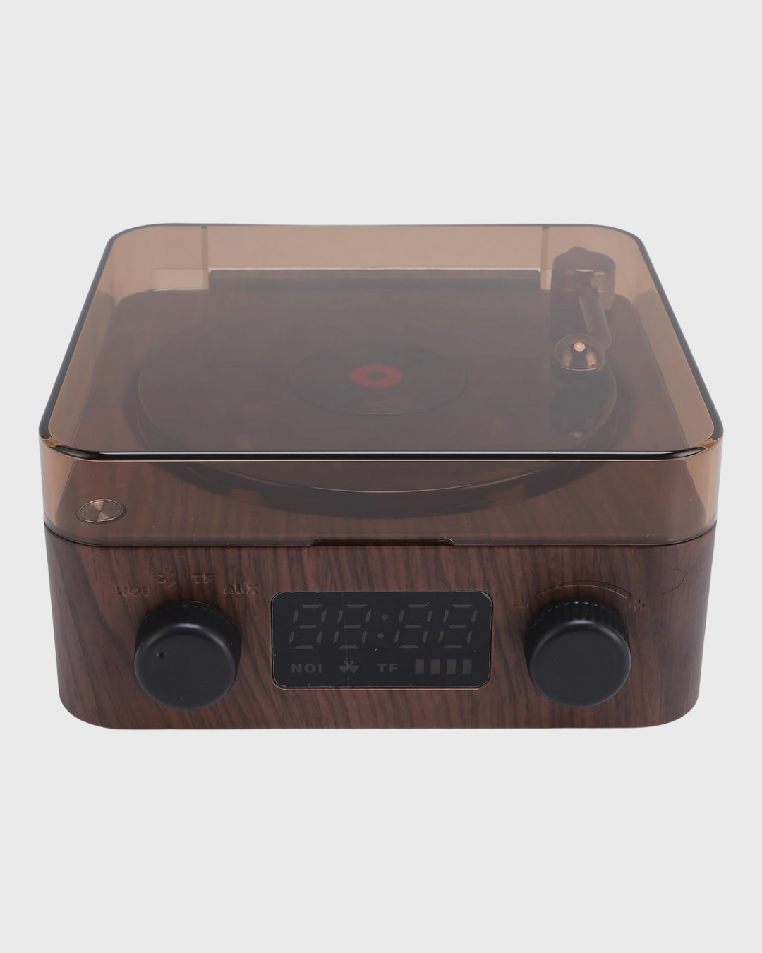 Bluetooth Hoparlörlü Gece Lambası Dijital Saat ve Ambiyans Işığı Çok Amaçlı - Görsel 3