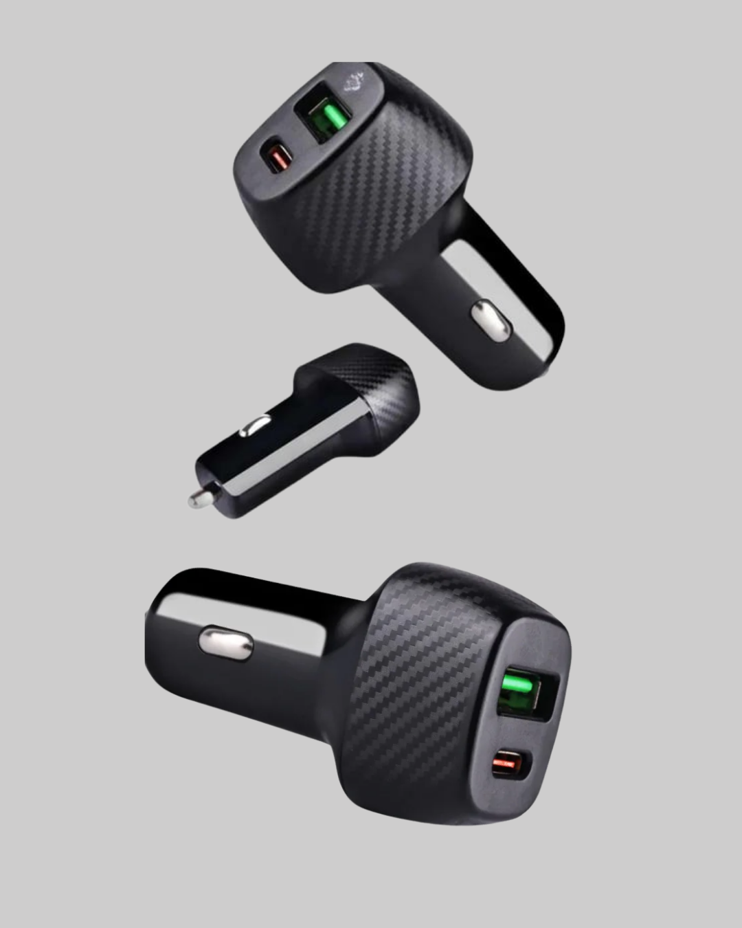 PD Destekli 38W Araç Şarj Başlığı Type-C + USB Çift Çıkış Hızlı Şarj - Görsel 4