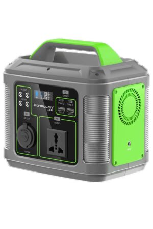 CN04 Powerbank 300W 60.000 mAh 5W Led Işıklı Kamp Şarj PD 60W - Gri-(5796)