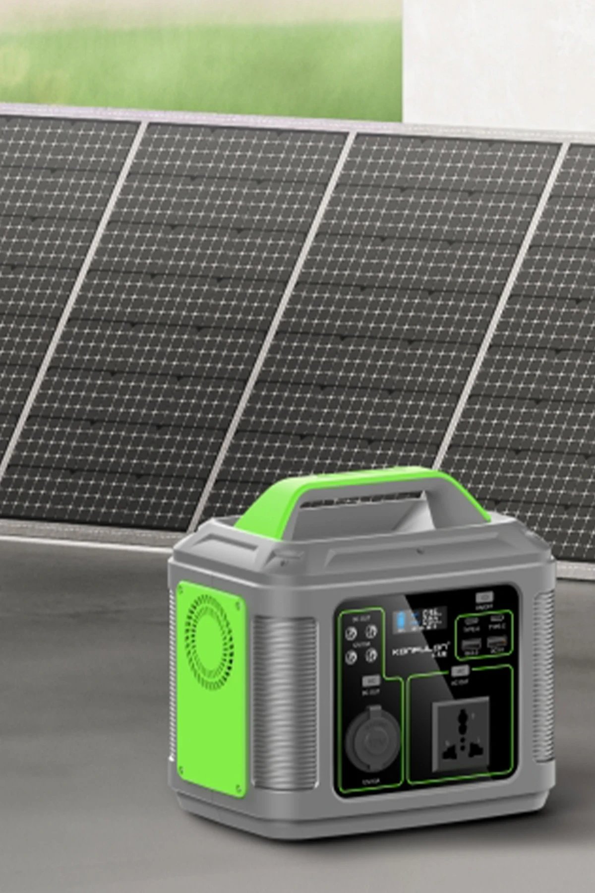 CN04 Powerbank 300W 60.000 mAh 5W Led Işıklı Kamp Şarj PD 60W - Gri-(5796) - Görsel 4