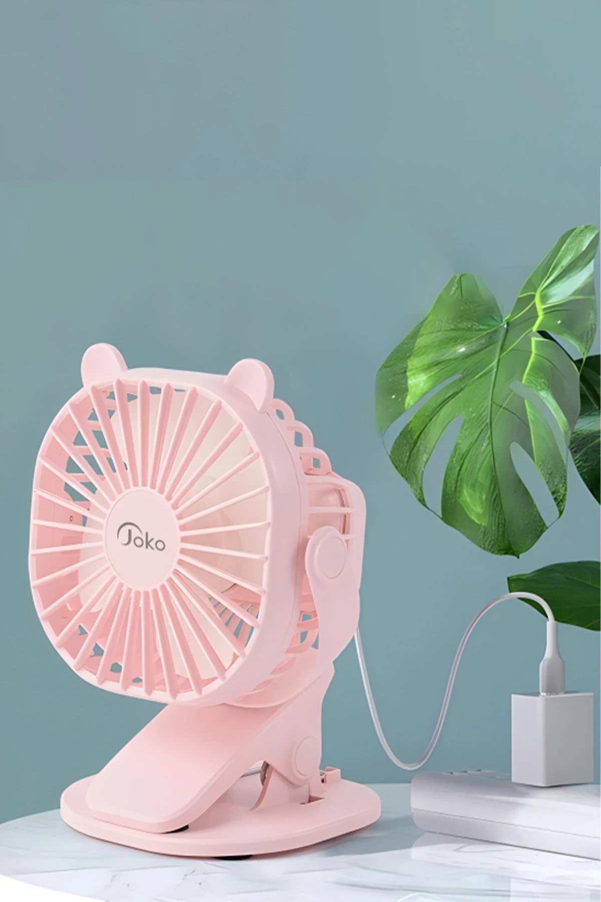 JS03 Masaüstü Soğutma Fanı - Beyaz-(5796) - Görsel 4