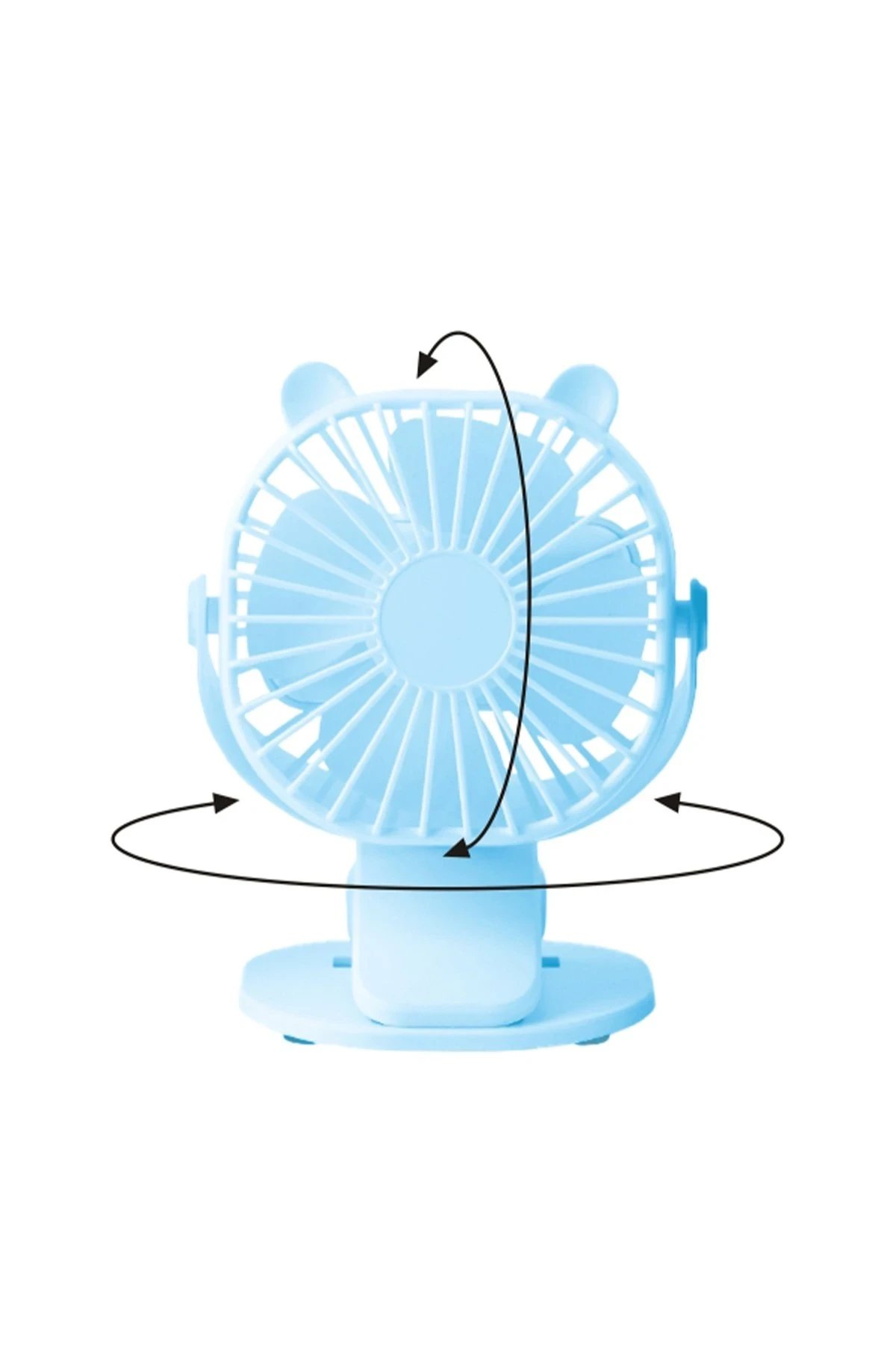 JS03 Masaüstü Soğutma Fanı - Beyaz-(5796) - Görsel 5