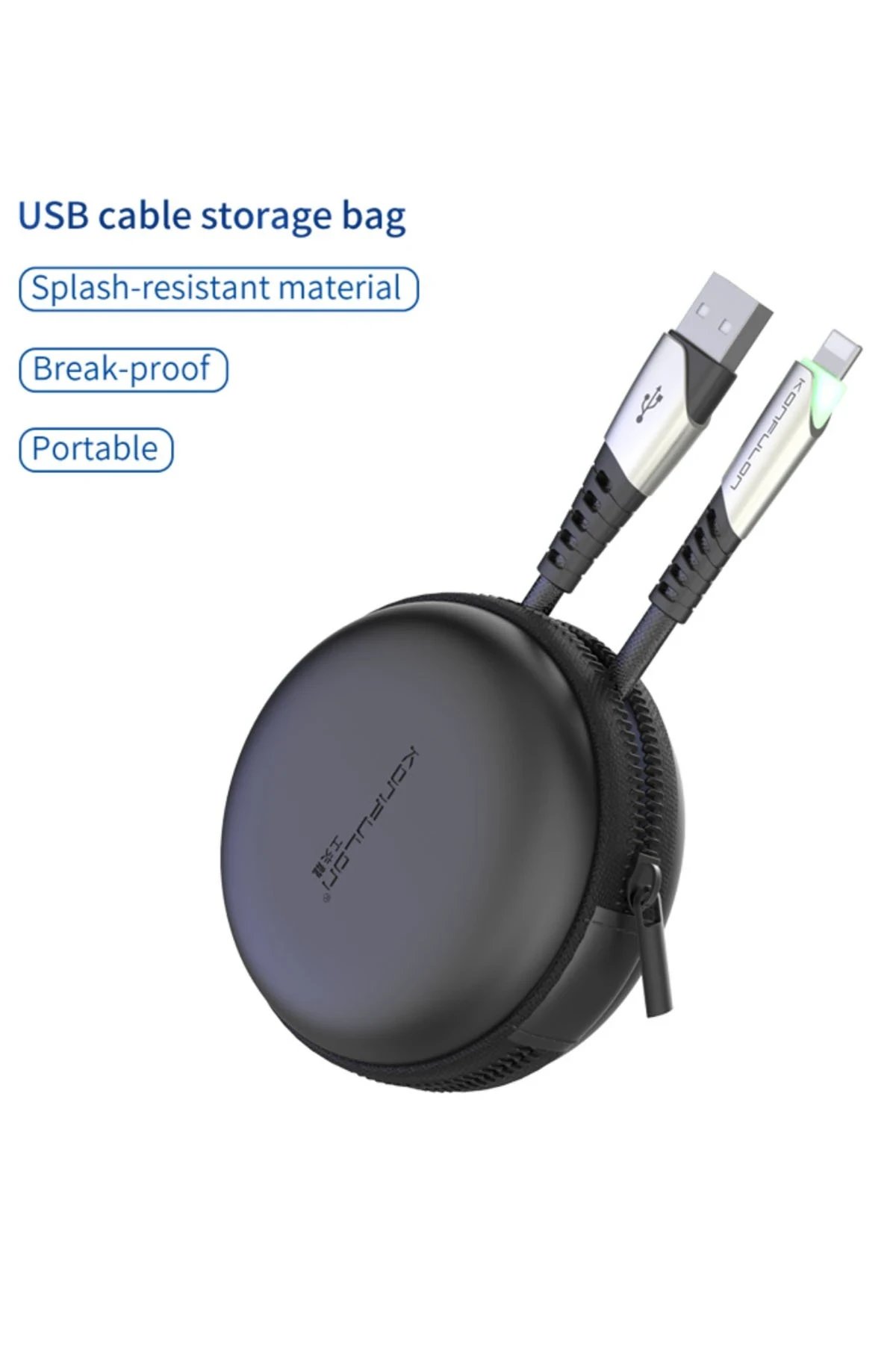 DC17 Lightning Kablo iphone Uyumlu 1M 2.4A - Kırmızı-(5796) - Görsel 2