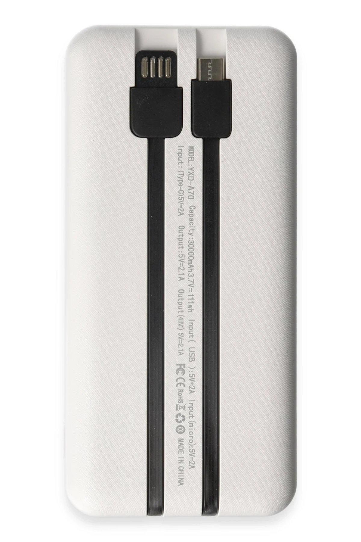 Yosonda A70 4in1 30.000 mAh Powerbank - Beyaz-(5796) - Görsel 4