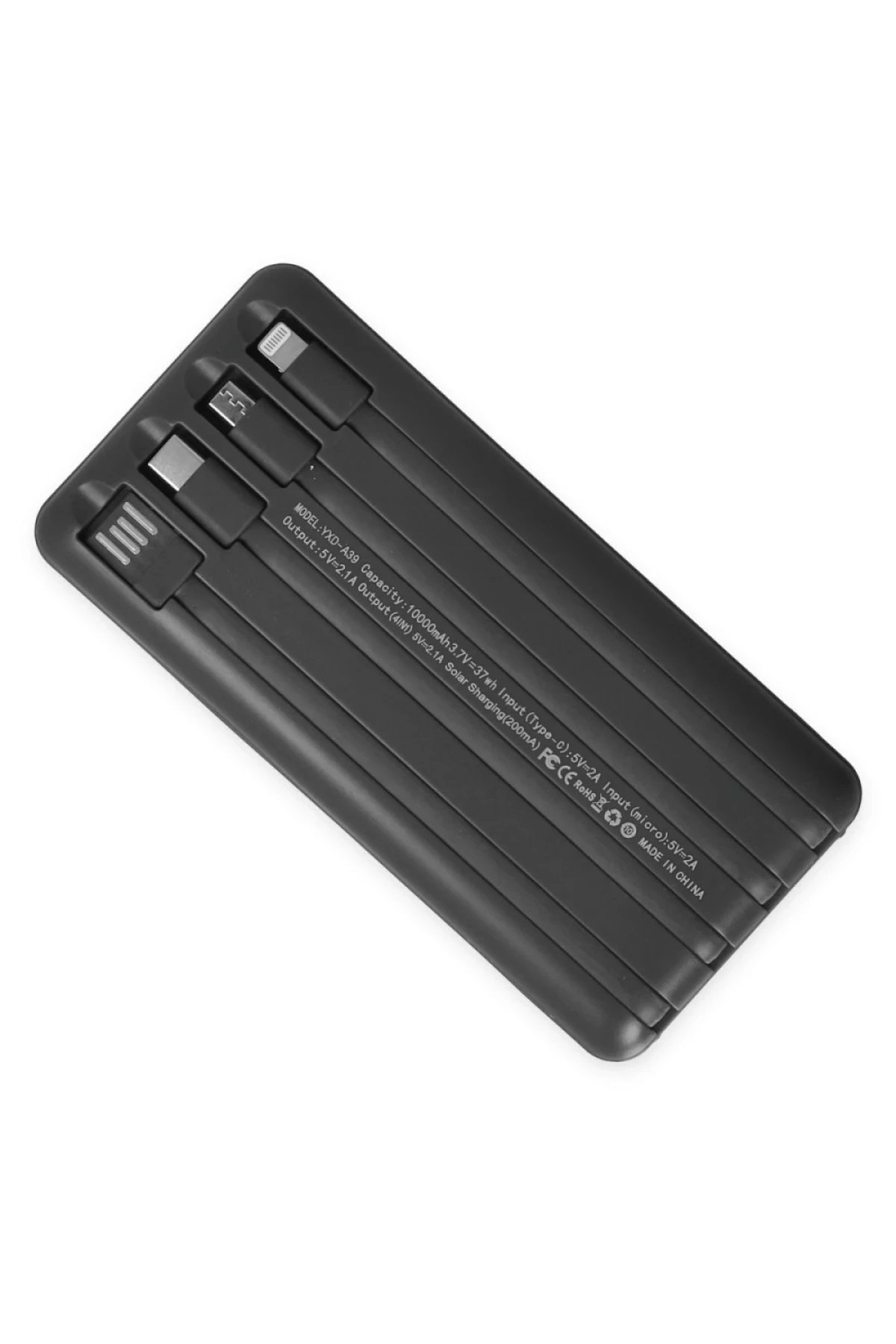 Yosonda A79 4in1 20.000 mAh Powerbank - Siyah-(5796) - Görsel 4