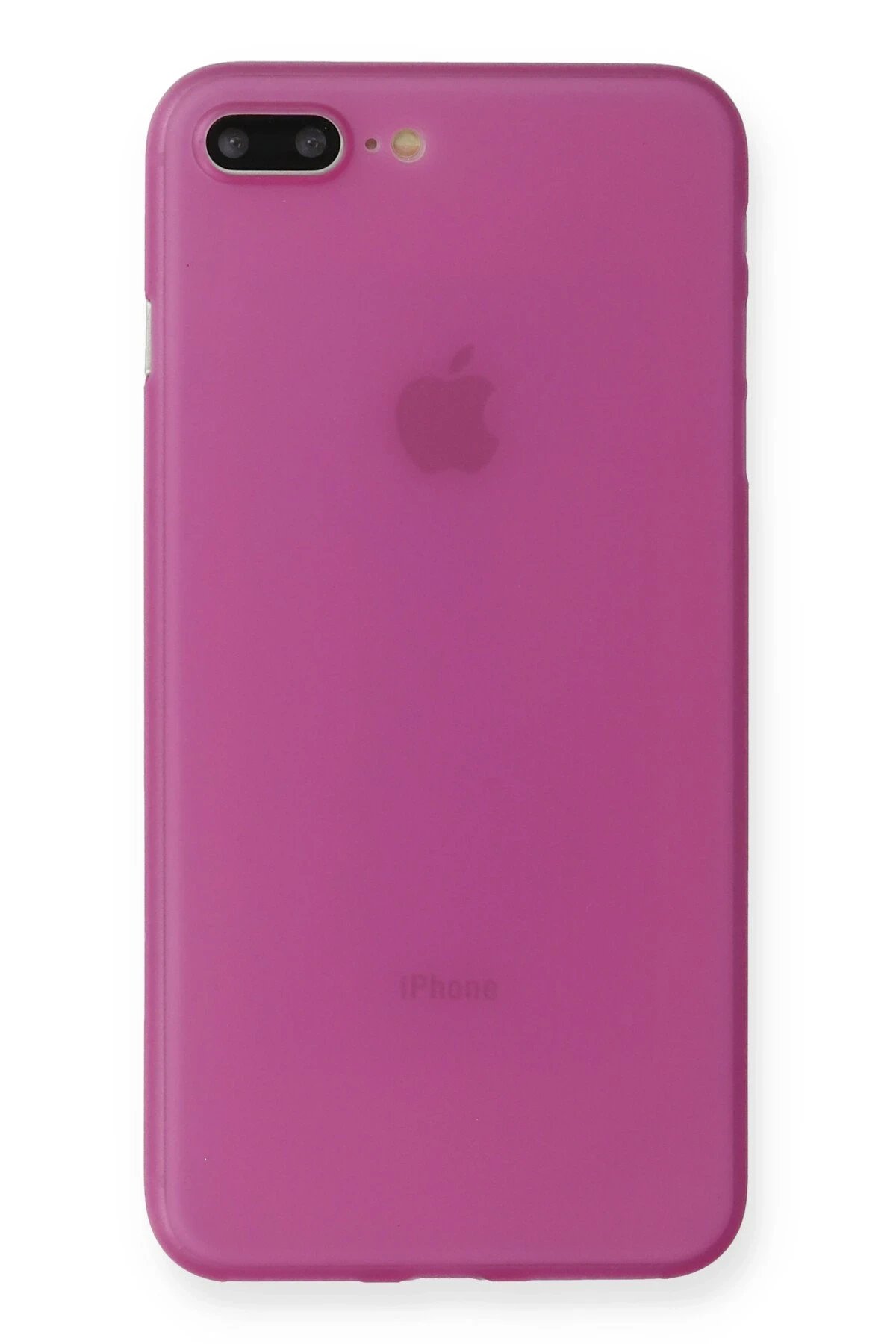 iPhone 8 Plus Kılıf PP Ultra İnce Kapak - Pembe-(5796)