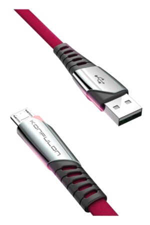 DC16 Micro USB Kablo 1M 2.4A - Kırmızı-(5796)