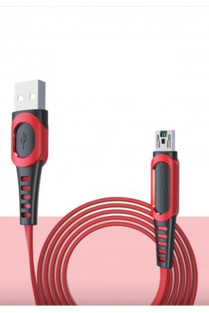 DC24 Micro USB Kablo 1.2M 4A - Kırmızı-(5796)