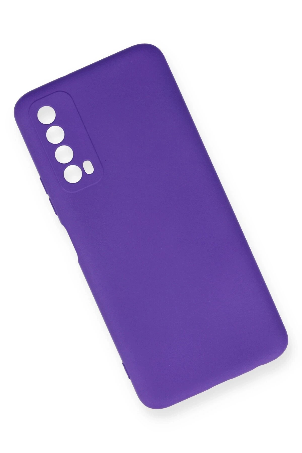 Huawei P Smart 2021 Kılıf Nano içi Kadife Silikon - Mor-(5796) - Görsel 3