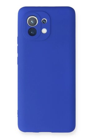Xiaomi Mi 11 Kılıf First Silikon - Lacivert-(5796)
