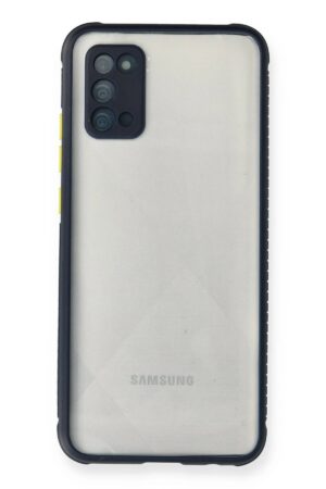 Samsung Galaxy A02S Kılıf Miami Şeffaf Silikon - Lacivert-(5796)
